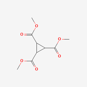 molecular formula C9H12O6 B1601008 Trimethyl cyclopropane-1,2,3-tricarboxylate CAS No. 717-69-1