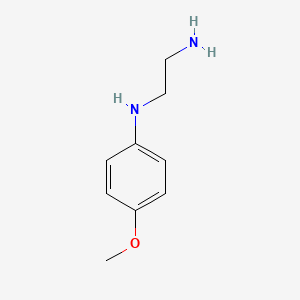 molecular formula C9H14N2O B1601010 N-(4-methoxyphenyl)ethane-1,2-diamine CAS No. 24455-93-4
