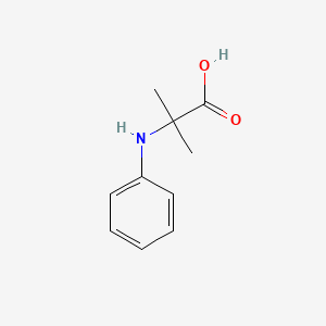 molecular formula C10H13NO2 B1601011 2-methyl-N-phenylAlanine CAS No. 59081-61-7