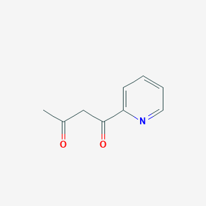molecular formula C9H9NO2 B1601014 1-(Pyridin-2-yl)butane-1,3-dione CAS No. 40614-52-6