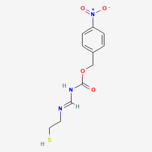 4-Nitrobenzyl (((2-mercaptoethyl)amino)methylene)carbamate