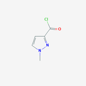 molecular formula C5H5ClN2O B1601019 1-methyl-1H-pyrazole-3-carbonyl chloride CAS No. 84547-60-4