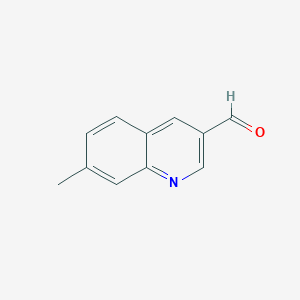 molecular formula C11H9NO B1601021 7-Methylquinoline-3-carbaldehyde CAS No. 80231-38-5