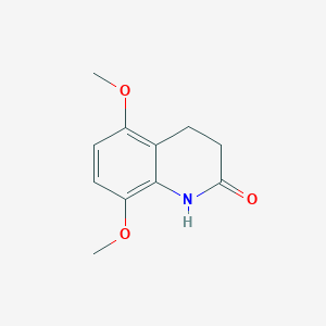 molecular formula C11H13NO3 B1601022 5,8-Dimethoxy-3,4-dihydroquinolin-2(1H)-one CAS No. 61306-74-9