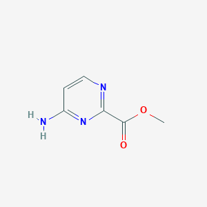 molecular formula C6H7N3O2 B1601033 Methyl 4-aminopyrimidine-2-carboxylate CAS No. 71470-40-1
