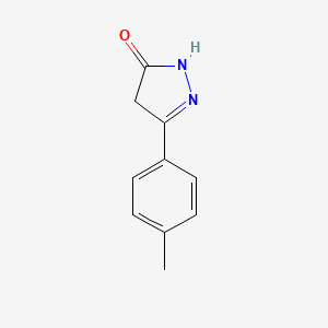 molecular formula C10H10N2O B1601034 2,4-Dihydro-5-(4-methylphenyl)-3H-pyrazol-3-one CAS No. 66076-78-6