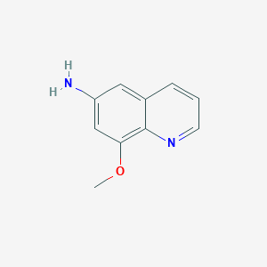 molecular formula C10H10N2O B1601045 8-Methoxyquinolin-6-amine CAS No. 75959-08-9
