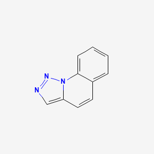 molecular formula C10H7N3 B1601051 [1,2,3]Triazolo[1,5-a]quinoline CAS No. 235-21-2
