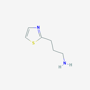 molecular formula C6H12Cl2N2S B1601055 3-(1,3-thiazol-2-yl)propan-1-amine CAS No. 63779-34-0
