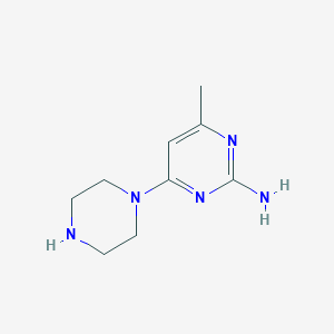 4-Methyl-6-(piperazin-1-yl)pyrimidin-2-amine