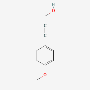 molecular formula C10H10O2 B1601073 3-(4-Methoxyphenyl)prop-2-yn-1-ol CAS No. 37614-59-8