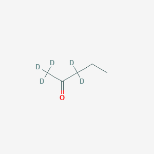molecular formula C5H10O B1601074 2-Pentanone-1,1,1,3,3-d5 CAS No. 24313-49-3