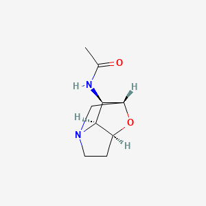 molecular formula C9H14N2O2 B1601075 Demethyl-N-acetylloline CAS No. 38964-35-1