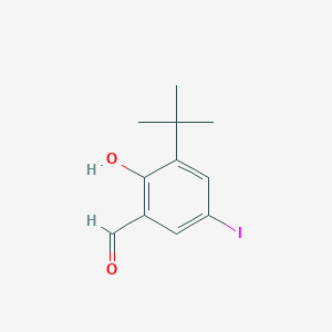 molecular formula C11H13IO2 B1601077 3-Tert-butyl-5-iodosalicylaldehyde CAS No. 83816-59-5
