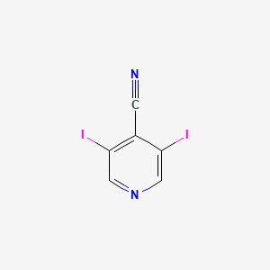 molecular formula C6H2I2N2 B1601080 4-Cyano-3,5-diiodopyridine CAS No. 827616-50-2