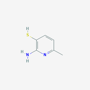 molecular formula C6H8N2S B1601086 2-Amino-6-methylpyridine-3-thiol CAS No. 33761-31-8