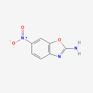 molecular formula C7H5N3O3 B1601089 6-Nitro-1,3-benzoxazol-2-amine CAS No. 6458-17-9