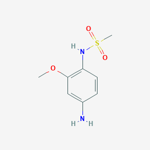 molecular formula C8H12N2O3S B1601090 N-(4-amino-2-methoxyphenyl)methanesulfonamide CAS No. 57164-99-5