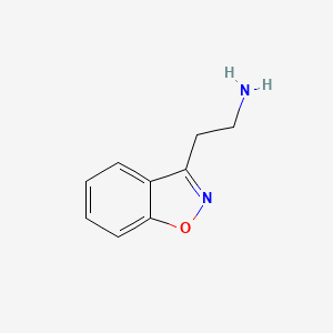molecular formula C9H10N2O B1601093 2-(benzo[d]isoxazol-3-yl)ethanamine CAS No. 763026-39-7
