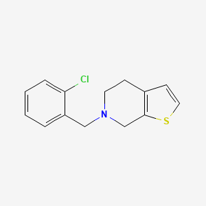 6-(2-Chlorobenzyl)-4,5,6,7-tetrahydrothieno(2,3-C)pyridine