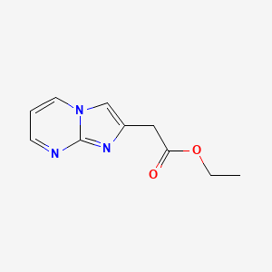 Ethyl 2-(imidazo[1,2-a]pyrimidin-2-yl)acetate