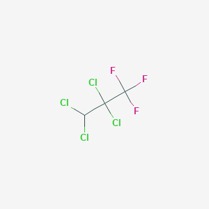 molecular formula C3HCl4F3 B160111 Propane, tetrachlorotrifluoro- CAS No. 134237-37-9