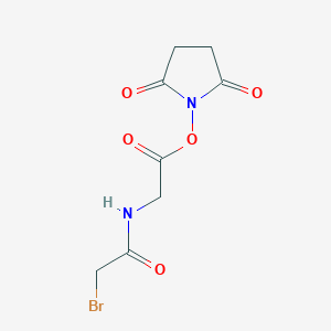 molecular formula C8H9BrN2O5 B1601123 Succinimidyl-2-(bromoacetamido)acetate CAS No. 93801-73-1