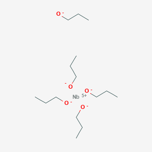 molecular formula C15H35NbO5 B1601134 Niobium n-propoxide CAS No. 38874-17-8