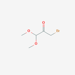 molecular formula C5H9BrO3 B1601138 3-Bromo-1,1-dimethoxypropan-2-one CAS No. 75271-94-2