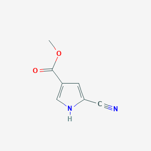 methyl 5-cyano-1H-pyrrole-3-carboxylate