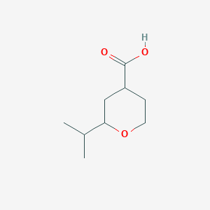 2-Isopropyltetrahydro-2H-pyran-4-carboxylic acid