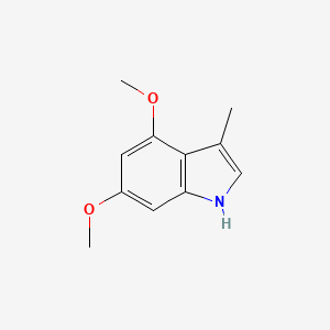 molecular formula C11H13NO2 B1601172 4,6-Dimethoxy-3-methyl-1H-indole CAS No. 74973-30-1