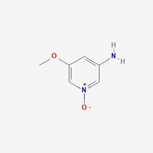 molecular formula C6H8N2O2 B1601174 3-Amino-5-methoxypyridine 1-oxide CAS No. 78156-40-8