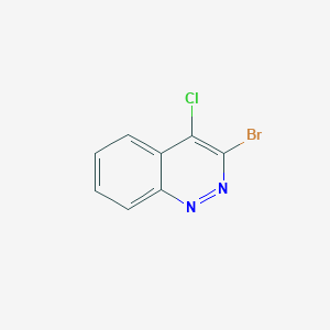 molecular formula C8H4BrClN2 B1601176 3-Bromo-4-chlorocinnoline CAS No. 80334-78-7