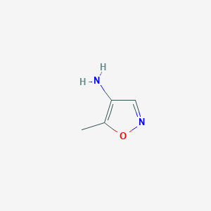 molecular formula C4H6N2O B1601187 5-Methylisoxazol-4-amine CAS No. 87988-94-1