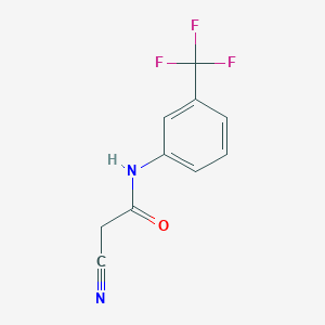 2-cyano-N-[3-(trifluoromethyl)phenyl]acetamide
