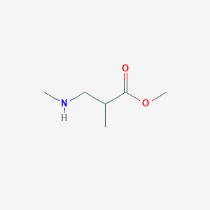 molecular formula C6H13NO2 B1601191 2-甲基-3-(甲基氨基)丙酸甲酯 CAS No. 21388-25-0