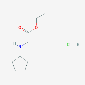 N-Cyclopentyl-amino-acetic acid ethyl ester hydrochloride