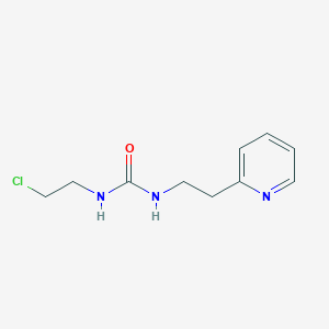 molecular formula C10H14ClN3O B1601193 N-(2-Chloroethyl)-N'-[2-(2-pyridinyl)ethyl]urea CAS No. 42471-42-1