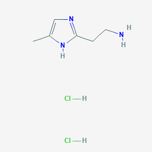 molecular formula C6H13Cl2N3 B1601195 2-(4-Methyl-1H-imidazol-2-YL)-ethylamine dihydrochloride CAS No. 88883-73-2