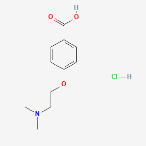 molecular formula C11H16ClNO3 B1601196 4-(2-(Dimethylamino)ethoxy)benzoic acid hydrochloride CAS No. 27237-49-6
