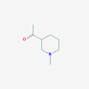 molecular formula C8H15NO B1601202 1-(1-Methylpiperidin-3-yl)ethanone CAS No. 91324-25-3
