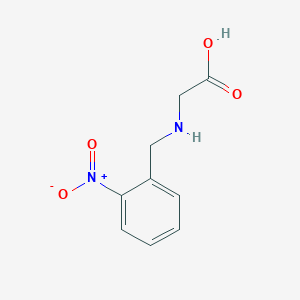 molecular formula C9H10N2O4 B1601203 2-((2-nitrobenzyl)amino)acetic acid CAS No. 42749-52-0