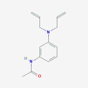 N-[3-[bis(prop-2-enyl)amino]phenyl]acetamide