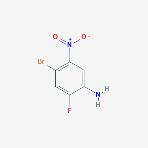 molecular formula C6H4BrFN2O2 B1601222 4-Bromo-2-fluoro-5-nitroaniline CAS No. 87547-06-6