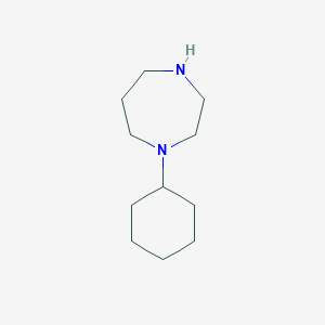 molecular formula C11H22N2 B1601233 1-Cyclohexyl-1,4-diazepane CAS No. 59039-67-7