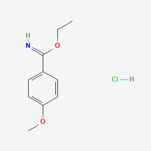 Ethyl 4-methoxybenzimidate hydrochloride