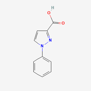 molecular formula C10H8N2O2 B1601243 1-phenyl-1H-pyrazole-3-carboxylic acid CAS No. 4747-46-0