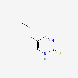 molecular formula C7H10N2S B1601245 5-丙基嘧啶-2-硫醇 CAS No. 52767-84-7