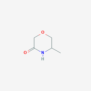 molecular formula C5H9NO2 B1601248 5-Methylmorpholin-3-one CAS No. 65922-85-2